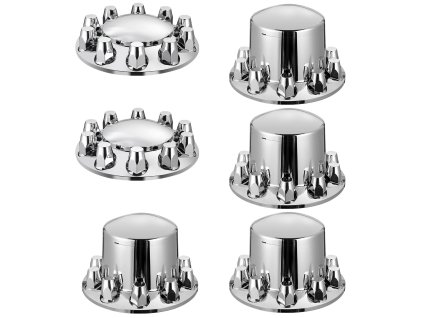 Sada krytov nábojov 2 predné a 4 zadné, abs, proti korózii, s náradím