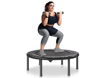 Skladací mini trampolína 36 inch, nosnosť 220 lbs, tichá pre dospelých