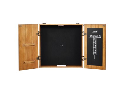 Skrinka na šípky, masívne drevo, oficiálna veľkosť, so skóre bez terča