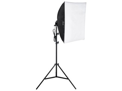 Softbox osvetlenie 60×60 cm, 30W led, 5500K, nastaviteľný statív