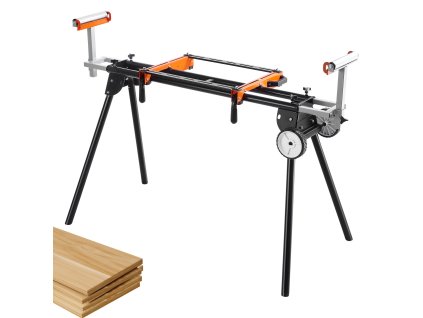 Stojan na pokosovú pílu, nosnosť 550lbs, oceľový skladací, s konzolami