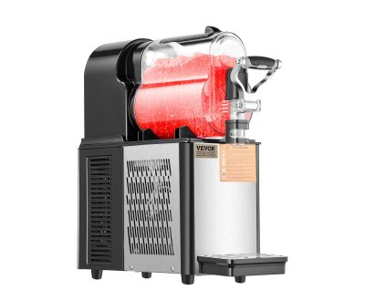 Stroj na slushy 3L nádrž, 12 pohárov, nerez, na margaritu a smoothie