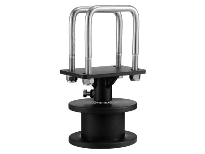 Súprava pre konzolovú posuvnú bránu s h-drážkou a 4 kolieskami, čierna