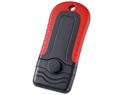 Škrabka na sklo s poistkou/krytom, 15 čepeľí, oceľ/pom, na nálepky