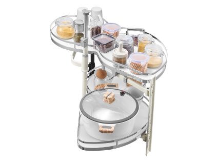 Výsuvný pravý organizér do slepého rohu 36 inch, 2-posch, nastaviteľný