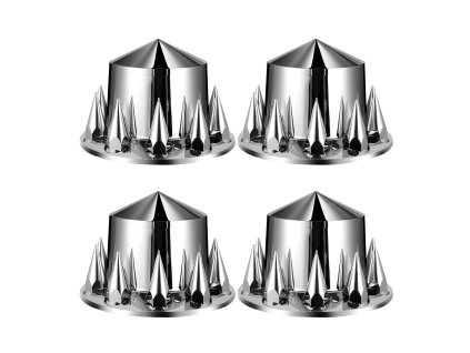 Zadné kryty nápravy s hrotmi, kryty matíc abs elektroplát, univerzálne