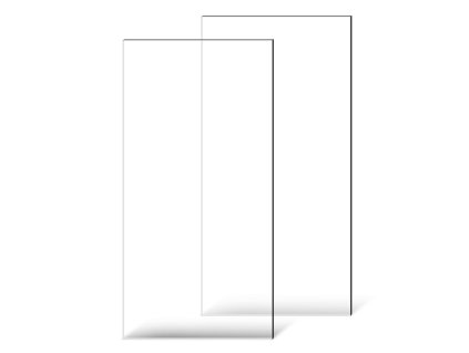 Akrylové plexisklo 2 ks 24×48" 1/8" priehľadné na rám a tvorbu