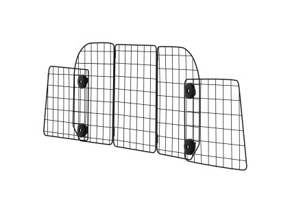 Autobarierka pre psa do auta 38.5"-61.6" nastaviteľná drôtená mriežka