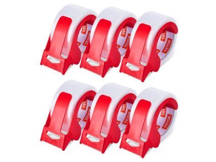 Baliaca páska 6 rolí 1.88 inches×65 yards, 2.7 mil, s aplikátorom