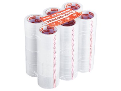 Balíková páska 24 ks, 3 inches × 65 yards, 2.7 mil, jadro 3 inches