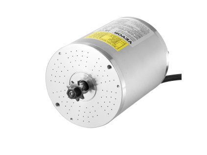 Elektrický bezkefkový dc motor 3000W 72V 4900rpm s regulátorom