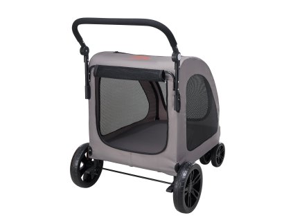 Kočík pre psy a mačky, 4 kolieska, brzdy, nosnosť 160lbs, sieťka
