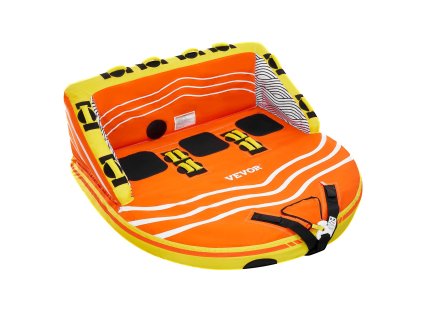 Nafukovací vlečný tubus 1–3 osoby, nosnosť 510 lbs, 16 madiel