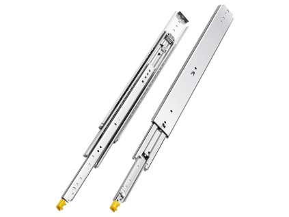 Pár plnovýsuvných zásuvkových koľajníc 18–60 in 500 lbs aretácia bočné