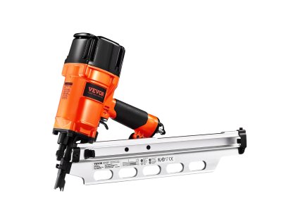 Pneumatická klincovačka 50–90 mm, 21°, guľatá hlava, 80–120 psi