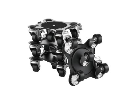 Sada na presun nábytku 1200 lbs, 5 koliesok 360°, oceľový panel