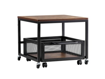 Stojan na mini chladničku s úložným priestorom, 198 lbs, otočné kolieska