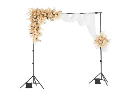Stojan na pozadie, nastaviteľný 8.5×10 ft, 2 statívy, prenosný