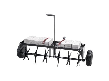 Ťahaný aerátor trávnika 40-inch, univerzálny hák, železné hroty