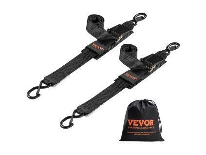 Upínacie pásy s račňou 2 in × 4 ft, 1500 lbs, 2 ks, poistný zámok
