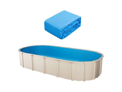 Vložka do nadzemného bazéna 16.4×9.8 ft, vinyl, u-inbead, 47in výška