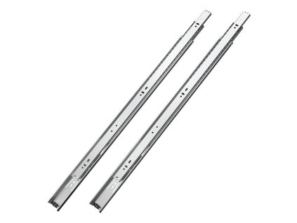 Zásuvkové koľajnice 24 inch, 10 párov, plné vysunutie, nosnosť 100 LB