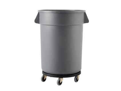 Stojan na odpadové koše pre 20–55 gallon, 4 zamyk. kol. nosnosť 500lbs