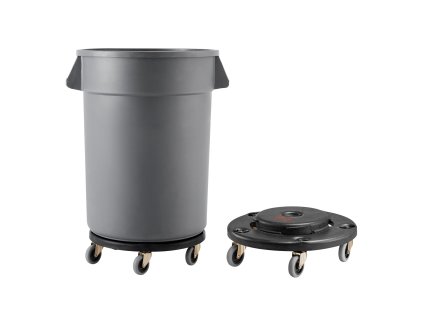 Vozík na odpadové nádoby 2ks pre 20/32/44/55 gallon, nosnosť 500lbs