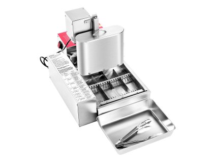 Automatický stroj na donuty 4 rady, 240 ks/h, elektrický, nerez