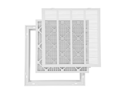 Mriežka pre nasávanie vzduchu 20×20in, oceľová, s filtrom 1 inch