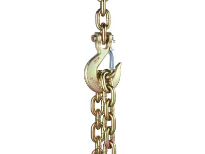 Viazacie reťaze 2 ks na prepravu 3/8" × 2.9' s čapovým hákom, 7100 lbs