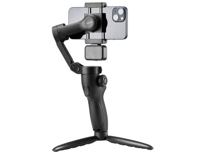 3-osový stabilizátor pre smartfón, magnetické svetlo, sledovanie tváre