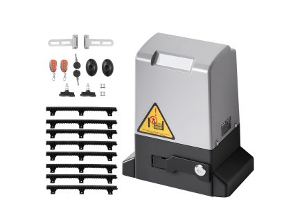 Automatický pohon posuvnej brány 550W, do 25 m, 1500 kg, 2 ovládače