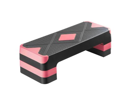 Cvičebný step 28-inch nastaviteľný, 4 nástavce, protišmykový