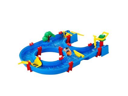 Detský vodný stôl s 39 dielmi, vonkajší, pre deti 3+ rokov, senzorický