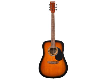 Dreadnought akustická gitara 41 in / 1041.4 mm sunburst s púzdrom