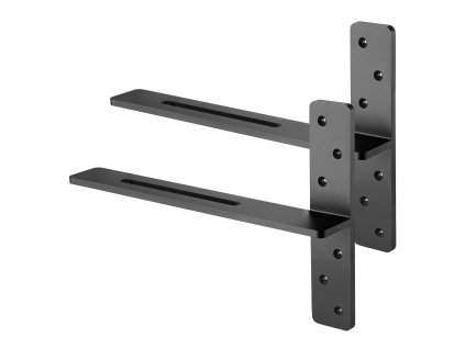 Držiaky políc 2 ks, nosnosť 200 lbs/90 kg, 457.2×73.5×304.8 mm