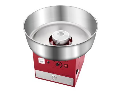 Elektrický stroj na cukrovú vatu 1000 W nerezová misa 52 cm s zásuvkou
