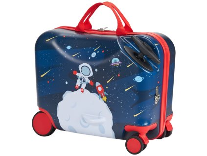 Jazdný detský kufor 26 L, 18 in, kolieska, nastaviteľný popruh, 3+