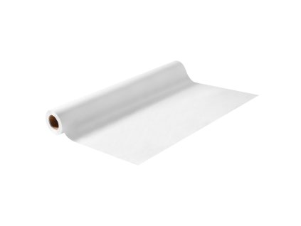 Jednorázový poťah na stôl 21"×225 ft, 12 ks, hladký bariérový biely