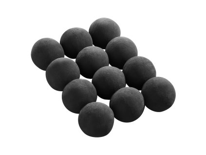 Keramické guľky do ohniska 100 mm, 12 ks, opakovane použiteľné