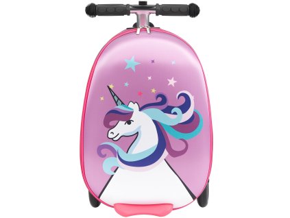 Kufor s kolobežkou pre deti 20 l, 20 inches, svietiace pu kolesá, 5+