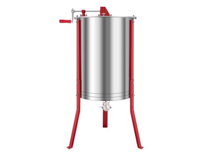 Manuálny medomet 6 rámikov nerezový s priehľadným vekom a stojanom