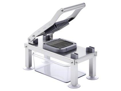 Multifunkčný krájač a mandolína s 8 nerezovými čepeľami a nádobou