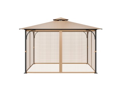 Náhradná sieť na altánok 10×12×7 FT, 4 panely, dvojitý zips