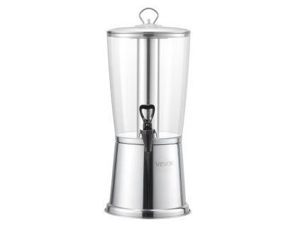 Nápojový dávkovač 8 l nerez/plast s kohútikom a chladiacou komorou