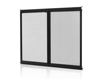 Ochranná mreža na dvere karavanu 622.3×508 mm, hliníková, čierna