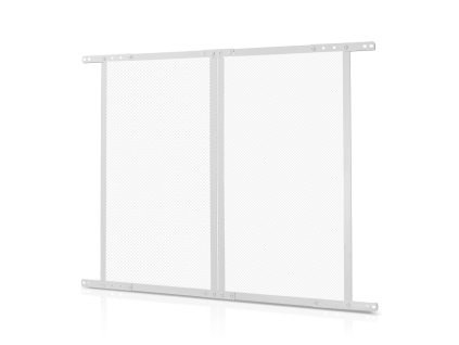 Ochranná mriežka na dvere karavanu 660.4×609.6 mm, hliníková, biela