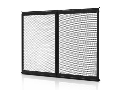 Ochranná sieť na dvere karavanu 673.1×508 mm hliníková čierna