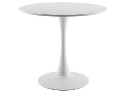 Okrúhly jedálenský stôl 31.5 in pre 2–4 osoby, biela tulipánová podnož